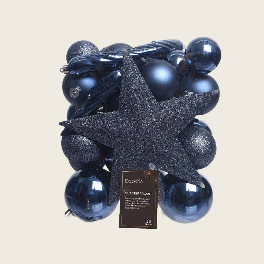 ΑΘΡΑΥΣΤΑ ΣΤΟΛΙΔΙΑ ΣΚΟΥΡΟ ΜΠΛΕ 33 ΤΜΧ ø 5-8 CM Beauty Home - Image 3